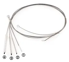 Perii pentru furtunuri Rotilabo®, nailon, rezistente la abraziune, perie L 150 mm, Ø 16 mm