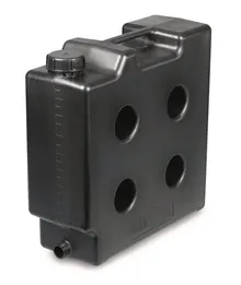 Canistră compactă, conductivă electric, HDPE, 10 l, cu racord filetat,
