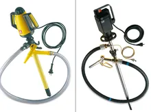 Pompă electrică pentru butoi, set 1, PP, 200 W, adâncime de imersie a tubului 700mm, 75 l/min