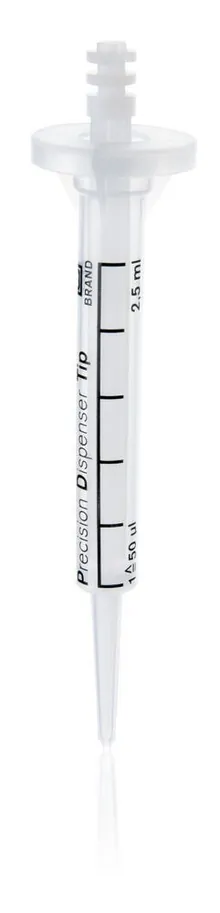 Vârfuri de dispenser PD-Tips II, Standard, nesterile, 2,5 ml, 100 buc.