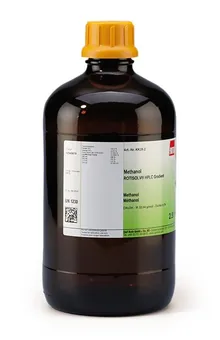 Metanol, ROTISOLV® min. 99,9 % HPLC Gradient, 2.5 l, sticlă