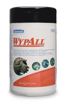 Șervețele Wypall®, verzi, 1 strat, tip 7772, 1 cutie x 50 șervețele, 1 bucată