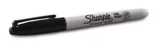 Marker de laborator Sharpie®, negru, 12 buc.