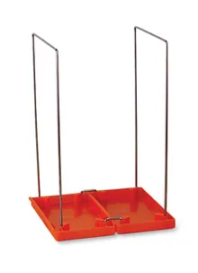 Suport pentru pungi de eliminare, M, PP/oțel inoxidabil, 35.6 x 35.6 x 54.6cm, 1 buc.