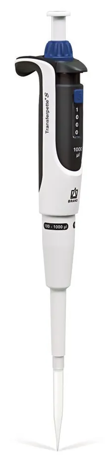 Pipetă microlitrică Transferpette® S, 1 canal, variabilă, D-1000, 100-1000 µl