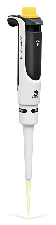 Pipetă microlitrică Transferpette® S, 1 canal, fixă, F-200, 200 µl, 1 buc.