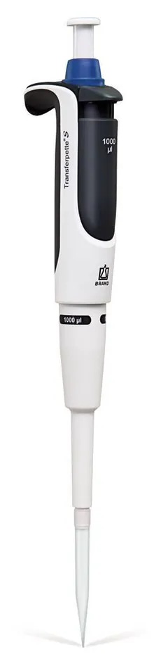 Pipetă de microlitri Transferpette® S, 1 canal, fixă, F-1000, 1000 µl