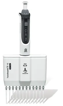 Pipetă de microlitri Transferpette® S, 12 canale, variabilă, M12-10, 0.5-10 µl