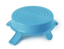 Capac silicon DURAN®, Cyan, L, Ø 84-116 mm, 1 bucată