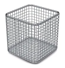 Coș Rotilabo® sterilizabil, oțel inoxidabil, oțel inoxidabil, L 120xW 120xH 120 mm