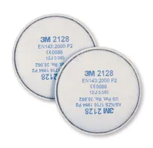 Filtre rotunde pentru particule, 3 M, EN 143, filtru P2R, cărbune activ, 20 buc.