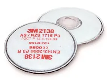 Filtre rotunde pentru particule, 3 M, EN 143, filtru P3R, cărbune activ, 20 buc.