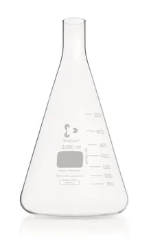 Balon de cultură tip Erlenmeyer, 2000 ml