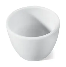 Crisole de topire 79, joase, mărimea 1, porțelan, late, 25 ml, 10 buc.
