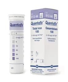 Benzi de test Quantofix®, fier 100, L 95 x l 6 mm, 100 bucăți