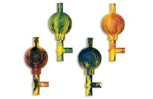 Para pipetare multicoloră, cauciuc natural, pentru pipete 10-100 ml, 1 buc.