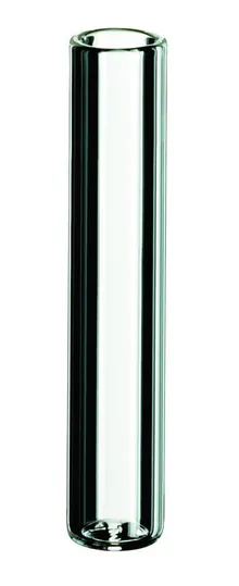 Micro-inserturi, sticlă borosilicată, sticlă clară, fund plat, 0.2 ml