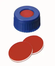 Capace cu filet cu orificiu, PP, ND9, Sept PTFE/Silicon/PTFE, 1.0 mm 45°