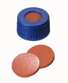 Capace cu filet cu orificiu, PP, ND9, Sept Cauciuc natural/TEF, 1.0 mm 60°