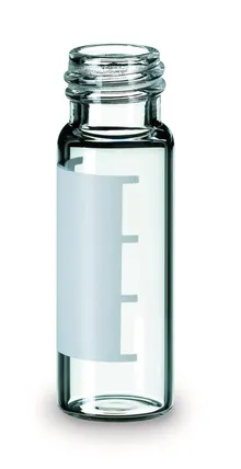Flacoane Rotilabo®-screw filet ND11, 4 ml, sticlă clară, cu zonă de etichetare