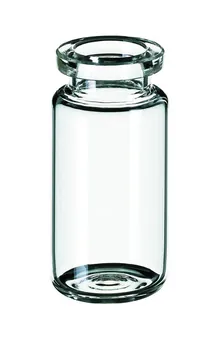 Flacoane Rotilabo® cu margine rulată ND20, fund rotund, 10 ml, Ø 22.5 x H 46 mm
