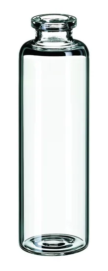 Rotilabo® flacoane cu margine rulată ND20, fund plat, 50 ml, Ø 31 x H 101 mm