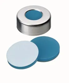 Capace sertizare cu orificiu, Al, ND20, Septum Silic./PTFE Ultra Cl., 3,0 mm 45°