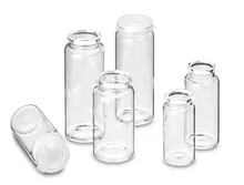Rotilabo®-snap-cap flacoane ND18, 5 ml, Ø 20 x H 40 mm, sticlă clară, 100 bucăți