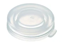 Capace snap-on pentru ND22, PE, transparente, închise, 100 bucăți