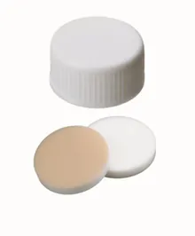 Capace cu filet UltraBondTM, PP, albe, 3.2mm, orificiu Ø 15mm