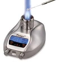 Arzător de laborator de siguranță Fuego SCS pro, L 103 x A 130 H 49 mm, independent de rețea