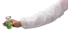 Mâneci de protecție, Tip 1, permeabile la aer, albe, L 45 cm, fleece PP, 500 bucăți