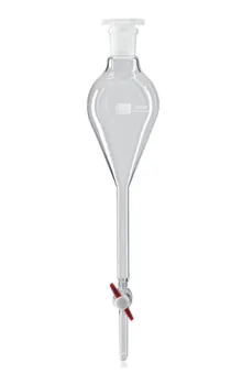 Pâlnii de separare conform Gilson, DURAN®, dop PTFE 12.5, șlif 19/26, 50 ml