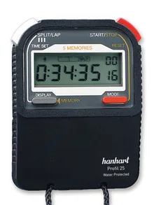 Cronometru cu certificat de calibrare, ABS, max. 9 h 59 min, L 82 x l 61 x A 28 mm