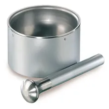 Mojar cu pistil, oțel inoxidabil 18/10, vol. 165 ml, Ø 100/90 mm, H 60 mm