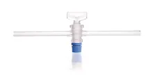 Robinet cu o singură cale, robinet din sticlă SBW, șlif DURAN®, 12.5, Ø tub 10mm