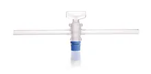 Robinet cu o cale, robinet din sticlă SBW, șlif DURAN®, 18.8, Ø tub 13mm