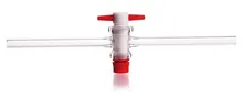 Robineți cu o cale, robinet PTFE DURAN®,, pentru șlif 14.5, Ø tub 9 mm