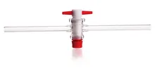 Robineți cu o cale, robinet PTFE DURAN®,, pentru șlif 18.8, Ø tub 13 mm
