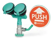 Duș pentru ochi model 3, montare pe masă, L 130 mm, DIN 67510, l 240 x H 180 mm