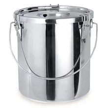 Găleată de transport, oțel inoxidabil 18/10, 10.5 l, Ø 240 mm, H 250 mm, 1 bucată