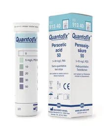 Benzi de testare Quantofix®, acid peracetic, L 95 x W 6 mm, 0-5-10-20-30-50