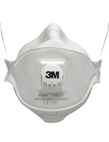 Măști de particule 3M AuraTM 9322+, FFP2 NR D, EN 149,2001+A1,2009, 10 bucăți