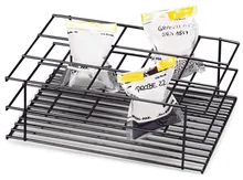 Suport portabil, pentru metal Whirl-Paks®,, 340x270x102 mm, 20 compartimente