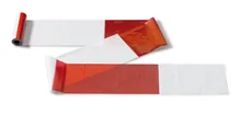 Bandă de avertizare Sekuroka®-signal, din PE, roșu/alb, 1 rolă