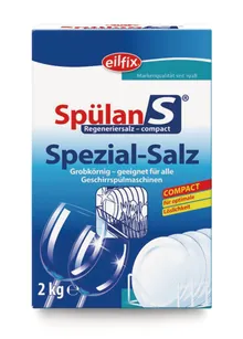 Sare regenerantă, granulație mare, pentru mașini de spălat vase, 2 kg