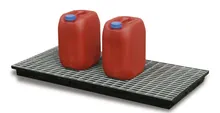 Tavă de colectare chimică Sekuroka®-30 l, cu grilă, 1 bucată