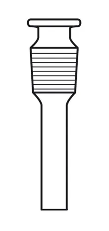 Lagăre agitator KPG HT 10, Ø 10 x 65 mm, Suprafață de contact deasupra sticlei șlefuite