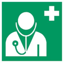 Semne de prim ajutor și urgență conform, Doctor, 1 bucată