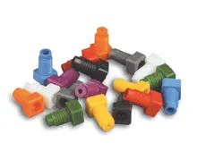 Șuruburi Banjo pentru furtunuri 1.6x3.2 mm, PP, roșu, filet ext. UNF 1/4 inch 28G